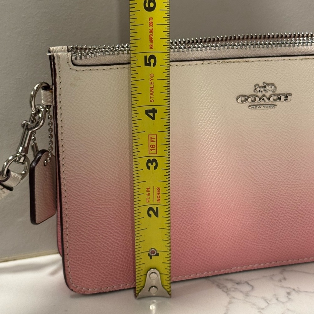 Coach Crosby Pink Ombré Wristlet - Picture 15 of 16